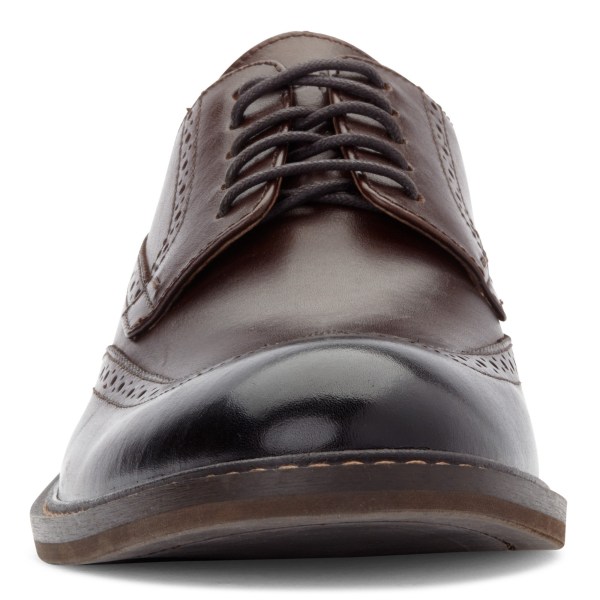 Vionic Dress Shoes Ireland - Bruno Oxford Brown - Mens Shoes On Sale | EKOZC-1750